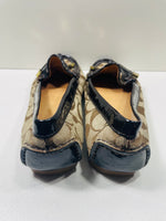 Coach (TOES SHOW WEAR) Frida Flat Loafer Shoes Ladies 6B