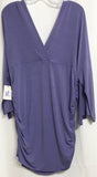 Lifestyle Attitude NWT Purple Dress with Cinched/Elastic Pleat Hips Ladies XL