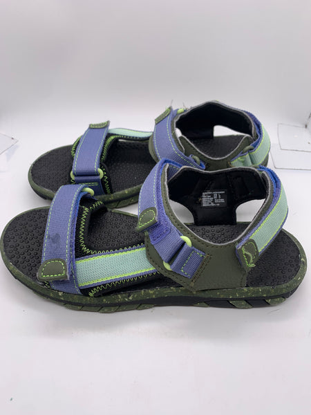 Wonder Nation LT Stains Blue Green Trail Sandal Youth 4