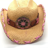 BULLHIDE "SHANIA" STRAW COWGIRL HAT  MEDIUM