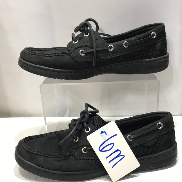 Maui Island Black Slip Ons Ladies 6M