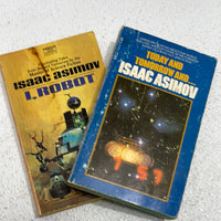 Vintage Isaac Asimov 2 Book Set: (1950) I, Robot, (1973) Today and Tomorrow and...