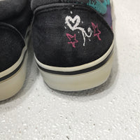 Xhilaration (HAS HOLE/SHOWS WEAR) Skull Canvas Shoes Girls 2.5