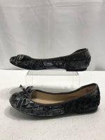 Zigisoho Grey Velvet Flats Ladies 7